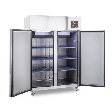 armadio-frigo-professionale-1400-litri-positivo-con-ruote-aperto