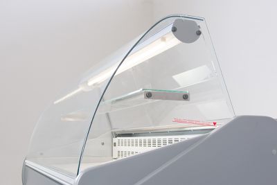 dettaglio banco frigo salina vetri curvi chefline 03