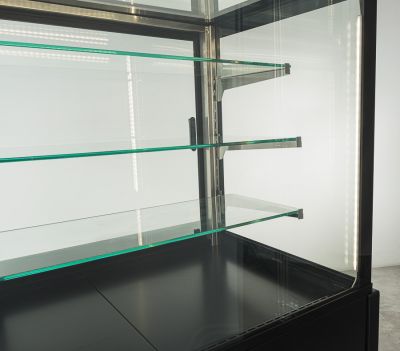 espositore refrigerato ventilato chefline cremona 1°c+7° chcr000v-full ripiani in vetro