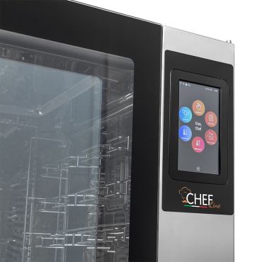 forno professionale a vapore diretto chfit-4tplus chefline display