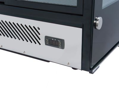 vetrina refrigerata da banco nera chvb160sq chefline display digitale