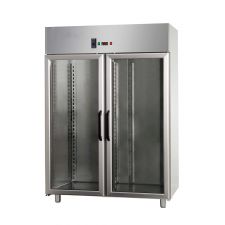 Congelatore Professionale Pasticceria 1400 -18°C/-22°C Doppio Porte Vetro