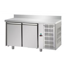 Tavolo Refrigerato 2 Porte Con Piano e Alzatina 10 Cm Pr. 70 cm