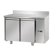 Tavolo Refrigerato 2 Porte Con Piano E Alzatina A Motore Remoto Pr. 70 cm