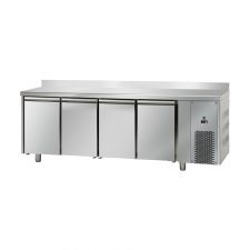 Tavolo Refrigerato 4 Porte Con Piano Alzatina 10 Cm Pr. 80 cm