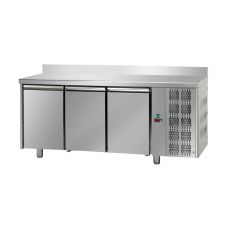 Tavolo Refrigerato 3 Porte Con Piano e Alzatina 10 Cm Pr. 70 cm