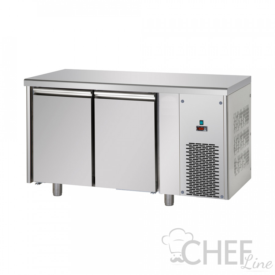 Tavolo Refrigerato 2 Porte Con Piano Pr. 80 cm