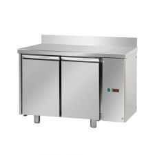 Tavolo Refrigerato 2 Porte Con Piano Alzatina Con Motore Remoto Pr. 80 cm