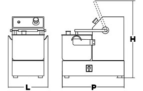 Ingombri C152VB 	Cutter Professionale C15B2V Doppia Velocità